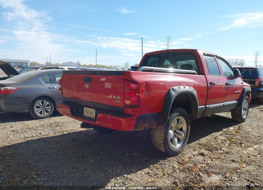 2007 DODGE RAM 1500 SLT/TRX4 OFF ROAD/SPORT VIN: 1D7HU18257S112395