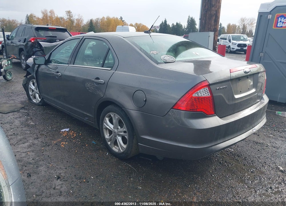 2012 FORD FUSION SE VIN: 3FAHP0HA6CR382489