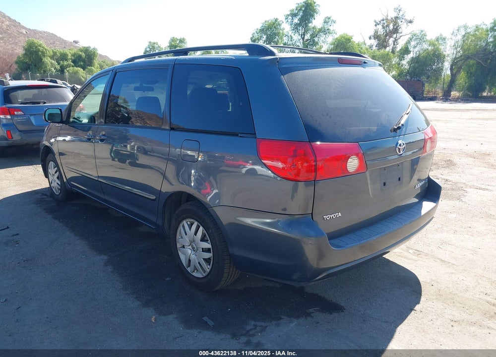 2008 TOYOTA SIENNA LE VIN: 5TDZK23C58S144011