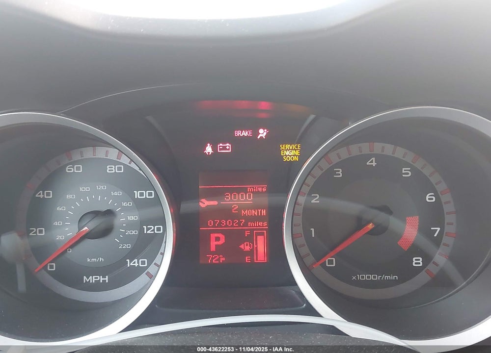 2009 MITSUBISHI LANCER GTS VIN: JA3AU86W39U036336