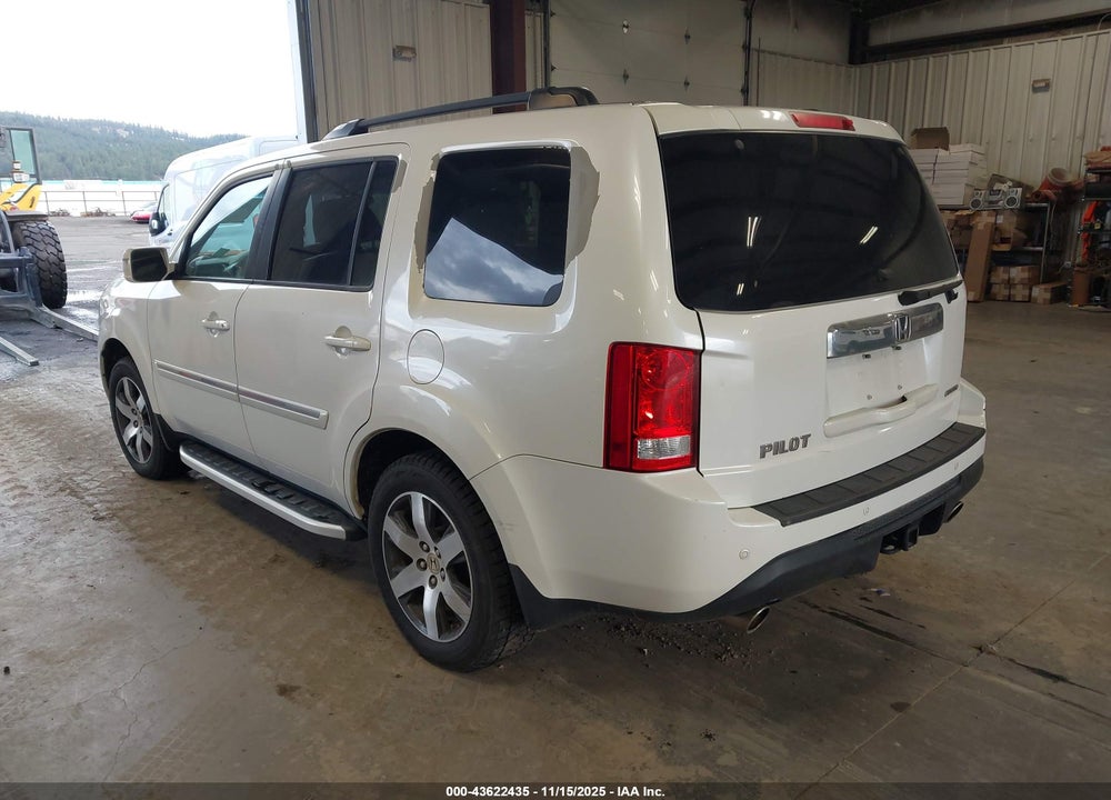 2012 HONDA PILOT TOURING VIN: 5FNYF3H96CB028316