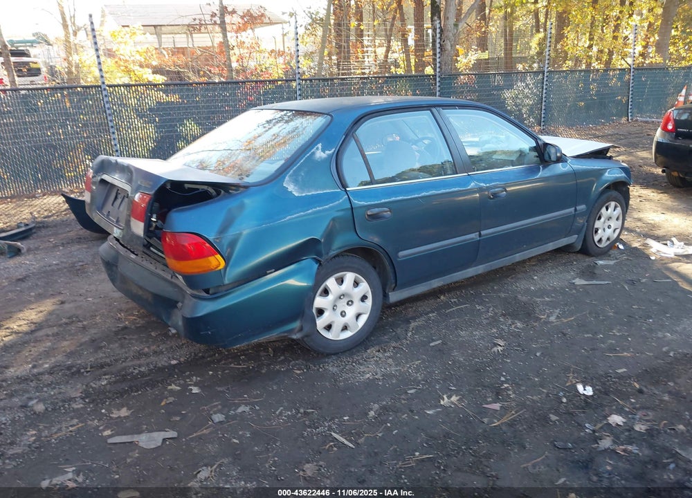 1998 HONDA CIVIC DX VIN: 2HGEJ6625WH539668