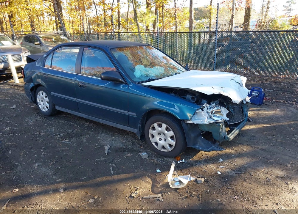 1998 HONDA CIVIC DX VIN: 2HGEJ6625WH539668