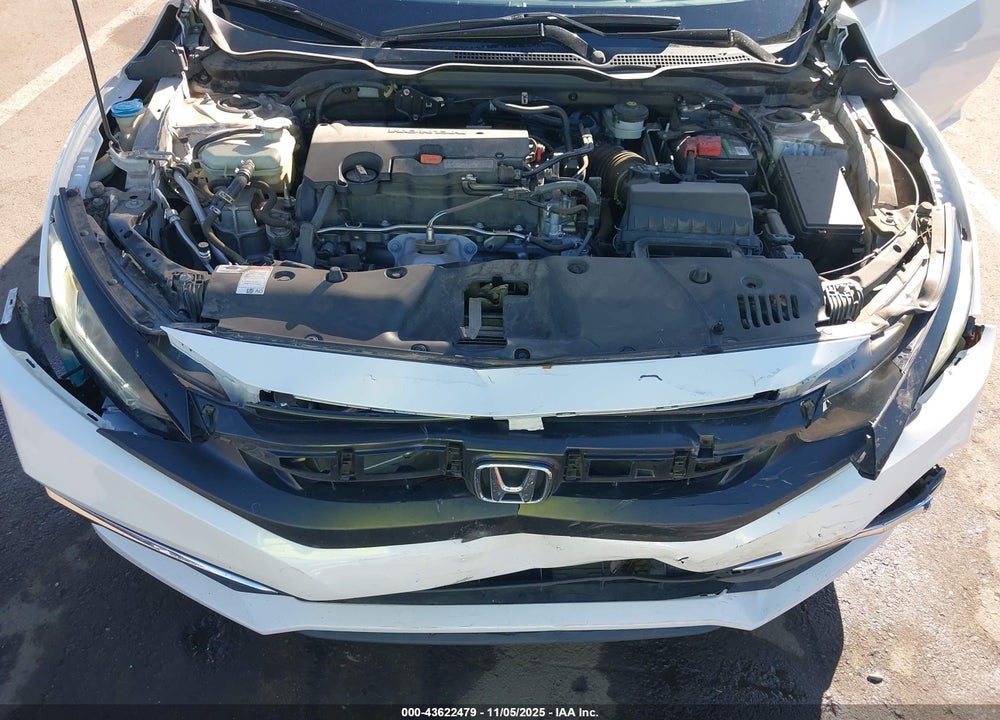 2019 HONDA CIVIC LX VIN: 19XFC2F60KE030568