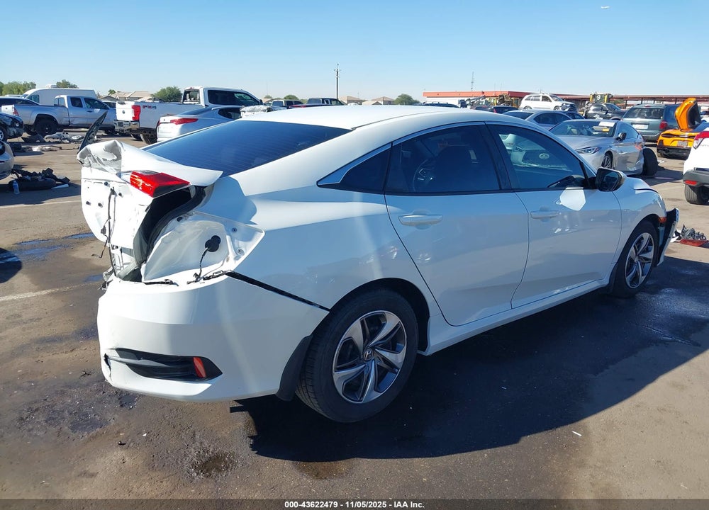 2019 HONDA CIVIC LX VIN: 19XFC2F60KE030568