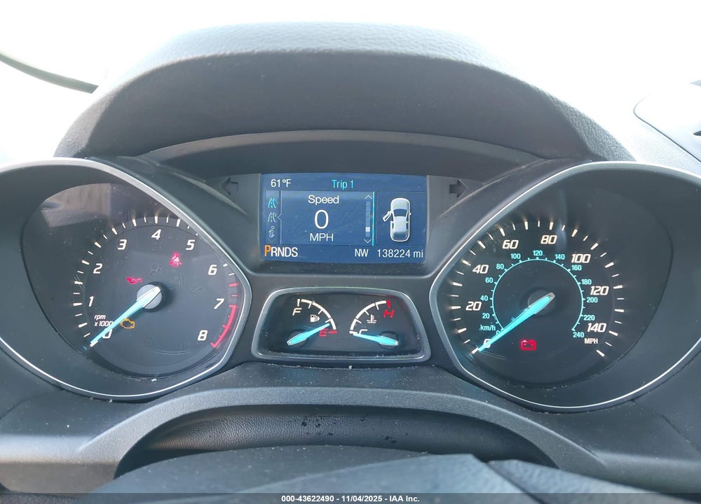 2014 FORD ESCAPE S VIN: 1FMCU0F75EUD17533