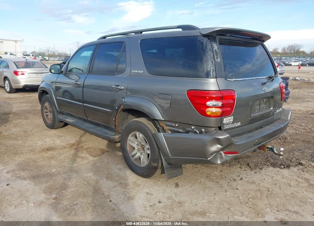2004 TOYOTA SEQUOIA LIMITED V8 VIN: 5TDBT48A34S227724