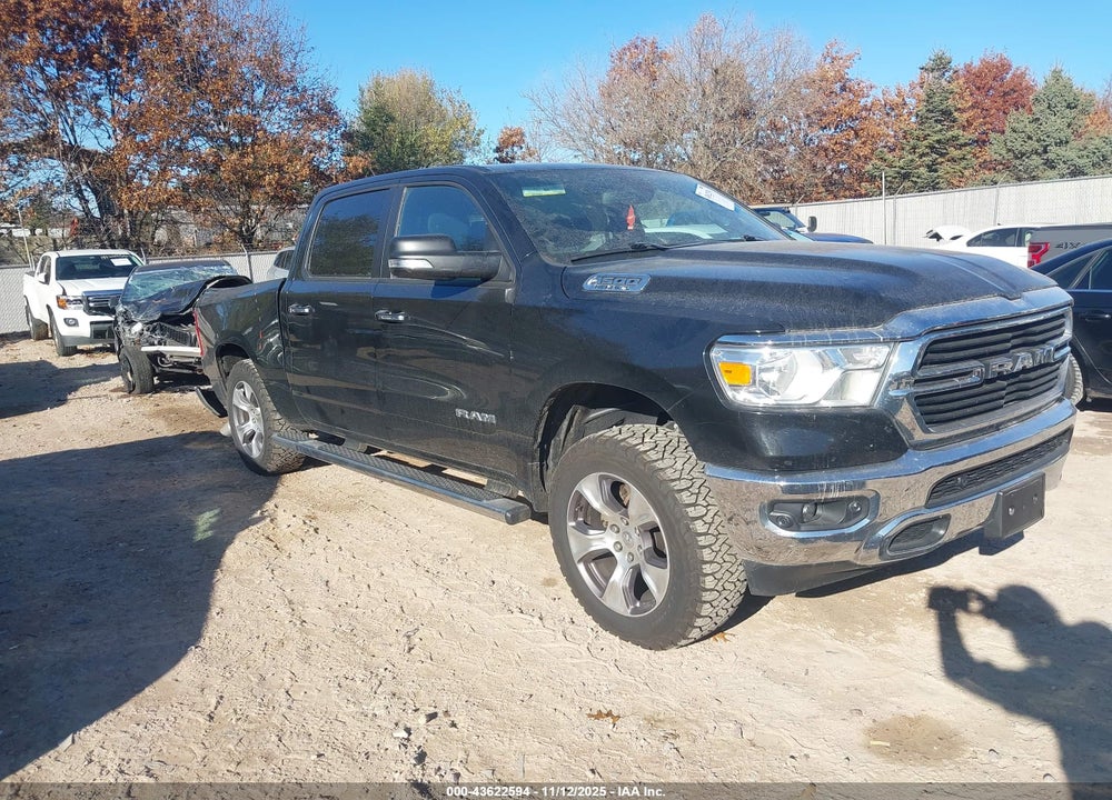 2019 RAM 1500 BIG HORN/LONE STAR  4X4 5'7 BOX VIN: 1C6SRFFT1KN555880