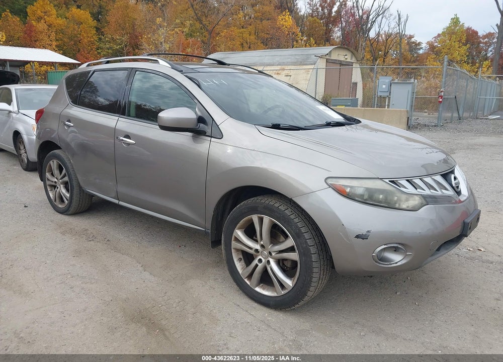 2010 NISSAN MURANO LE VIN: JN8AZ1MW5AW124931