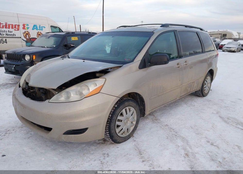 2008 TOYOTA SIENNA LE VIN: 5TDZK23C78S119143