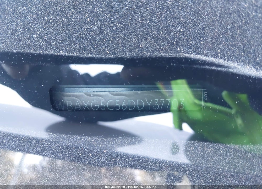 2013 BMW 528I VIN: WBAXG5C56DDY37703