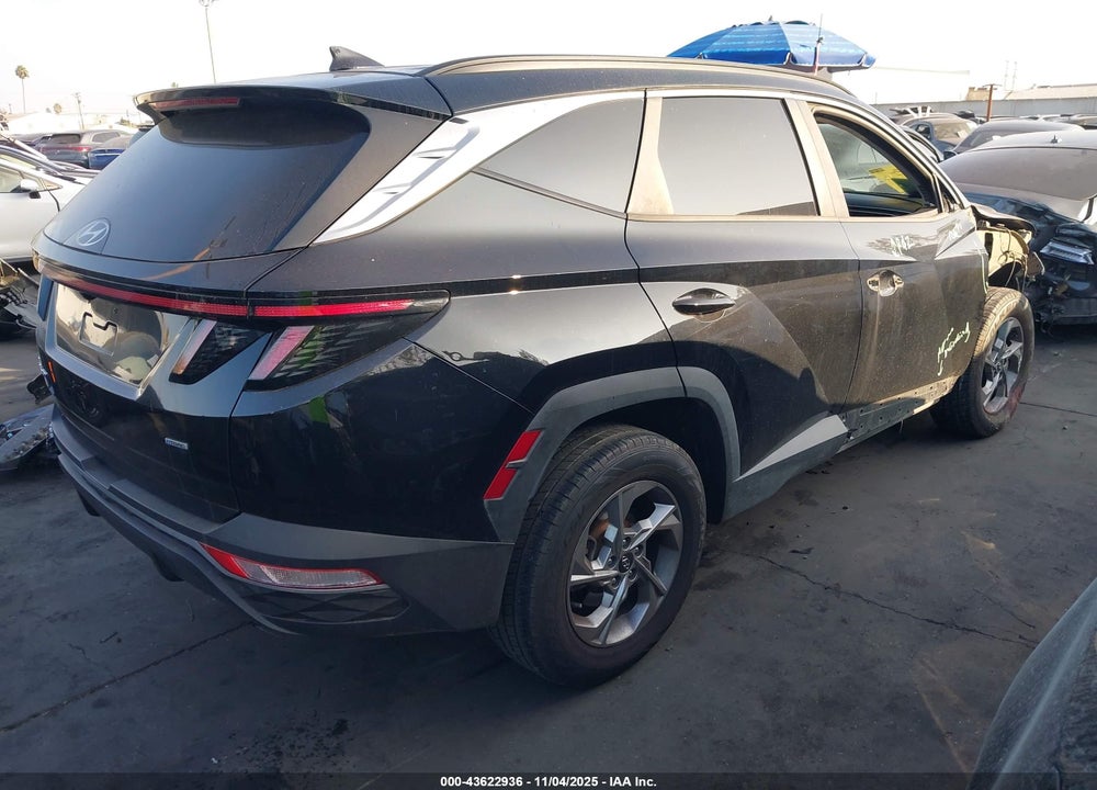 2022 HYUNDAI TUCSON SEL VIN: 5NMJBCAE7NH025995