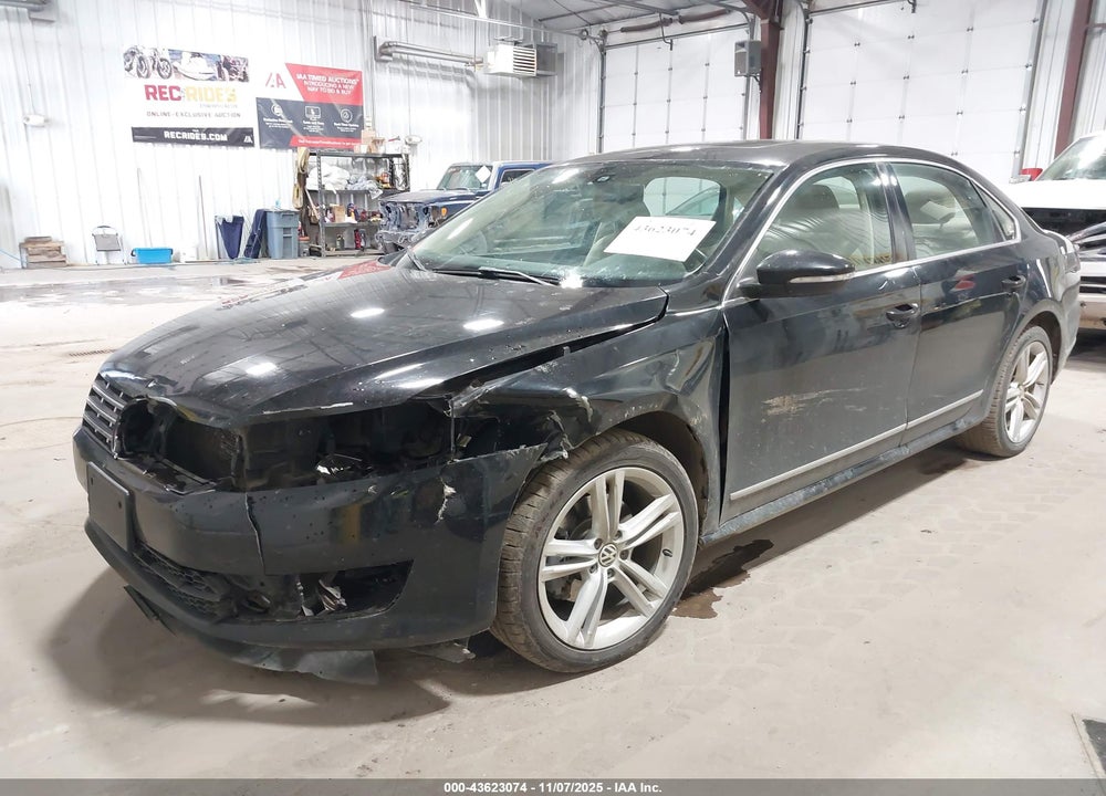 2012 VOLKSWAGEN PASSAT 2.0L TDI SEL PREMIUM VIN: 1VWCN7A3XCC068211
