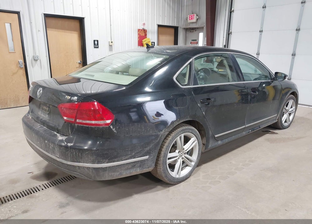 2012 VOLKSWAGEN PASSAT 2.0L TDI SEL PREMIUM VIN: 1VWCN7A3XCC068211