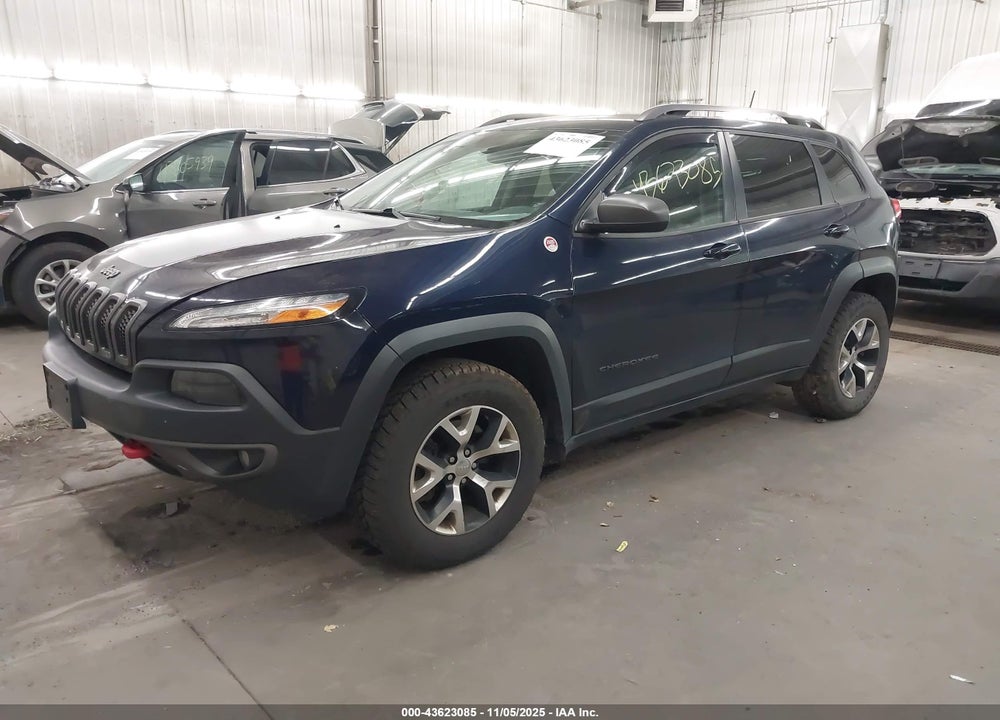 2016 JEEP CHEROKEE TRAILHAWK VIN: 1C4PJMBBXGW263427