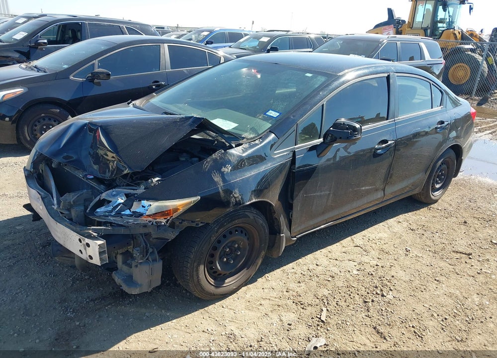 2012 HONDA CIVIC LX VIN: 19XFB2E59CE028430