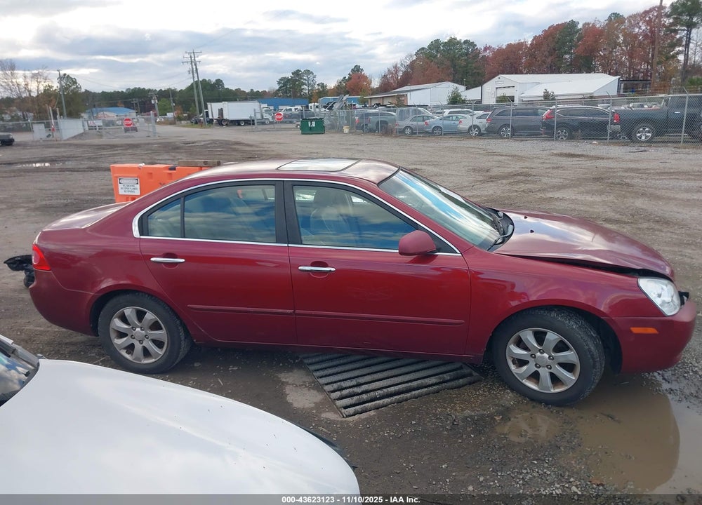 2008 KIA OPTIMA EX V6 VIN: KNAGE124285219642