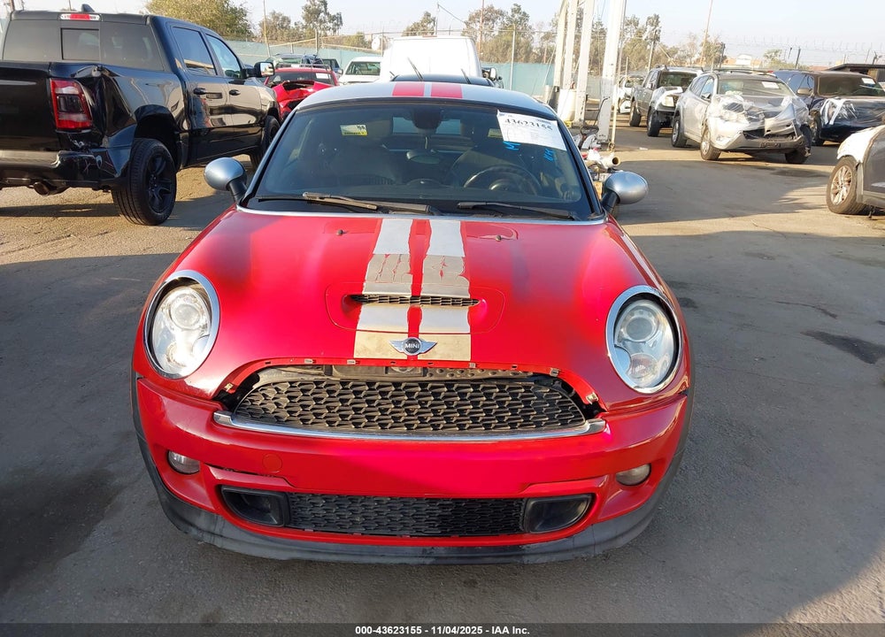 2012 MINI COOPER S VIN: WMWSX3C56CT154662