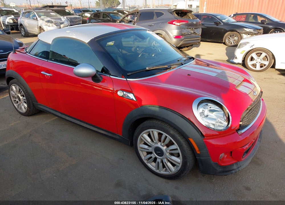 2012 MINI COOPER S VIN: WMWSX3C56CT154662