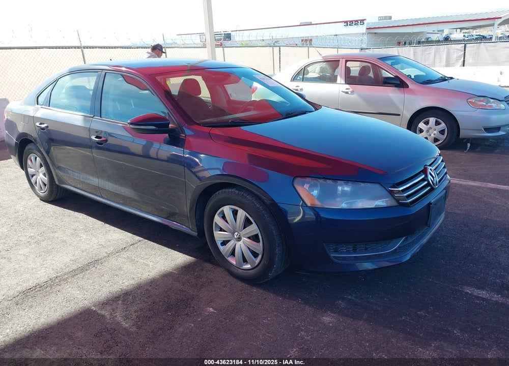 2012 VOLKSWAGEN PASSAT 2.5L S VIN: 1VWAP7A37CC064733