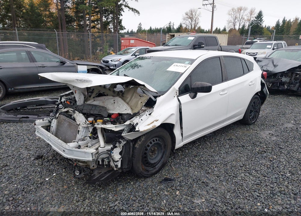 2019 SUBARU IMPREZA 2.0I VIN: 4S3GTAB6XK3713700