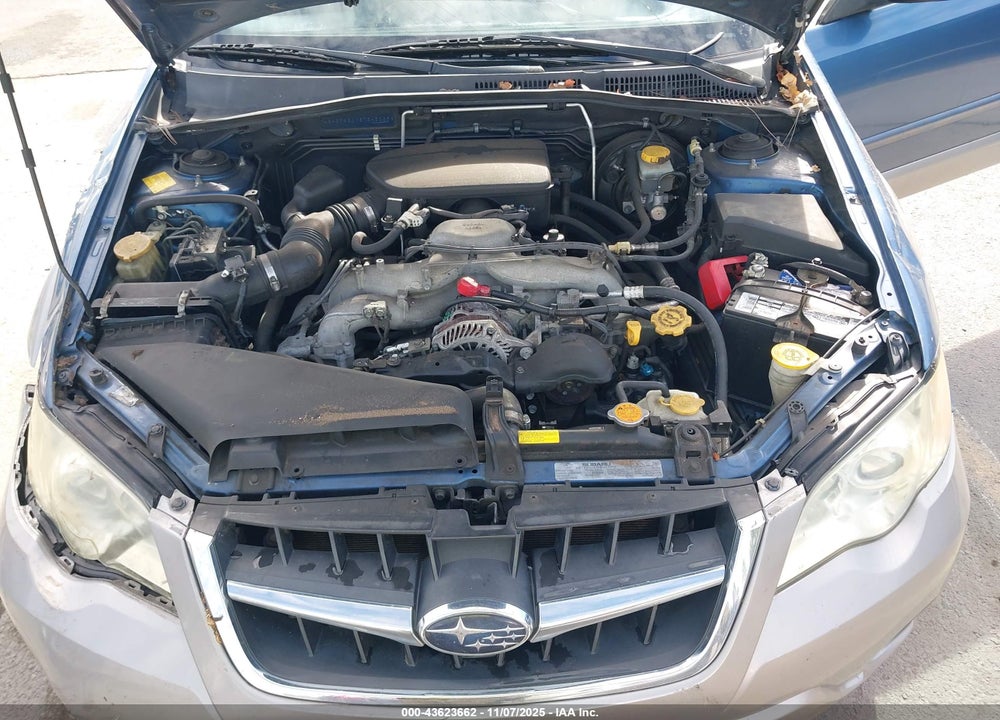2008 SUBARU OUTBACK VIN: 4S4BP62C187345065