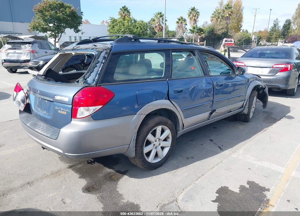 2008 SUBARU OUTBACK VIN: 4S4BP62C187345065