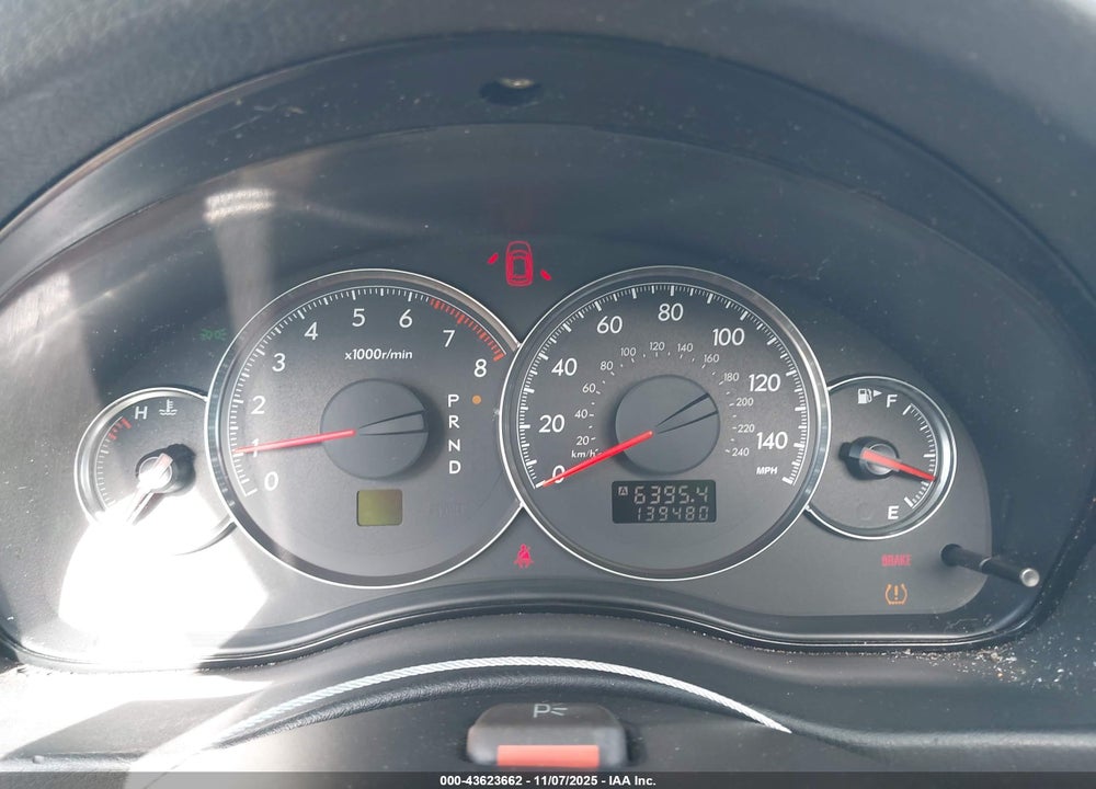 2008 SUBARU OUTBACK VIN: 4S4BP62C187345065