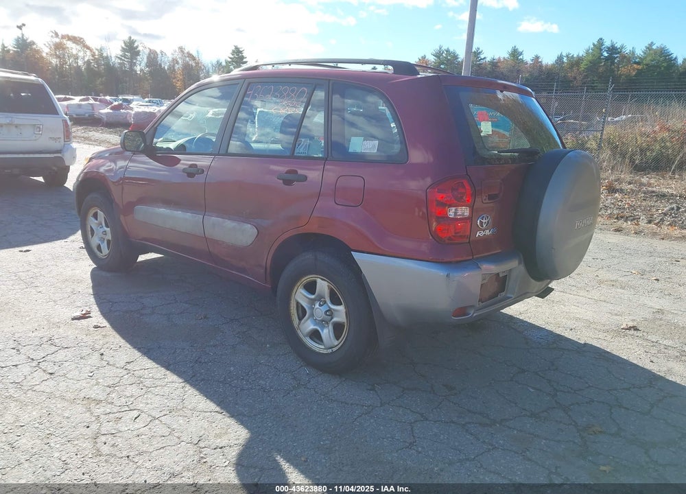 2004 TOYOTA RAV4 VIN: JTEHD20VX40036200
