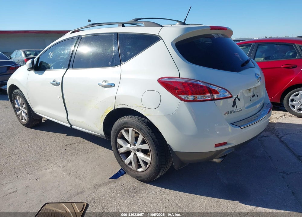 2011 NISSAN MURANO SV VIN: JN8AZ1MU9BW065866