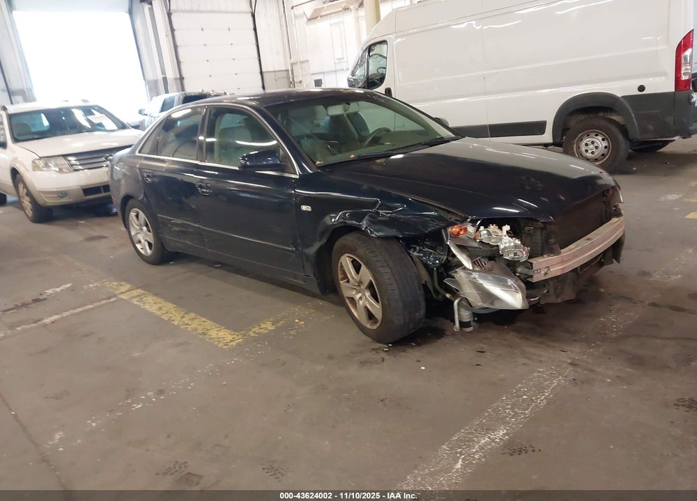 2006 AUDI A4 2.0T VIN: WAUAF78E96A184754