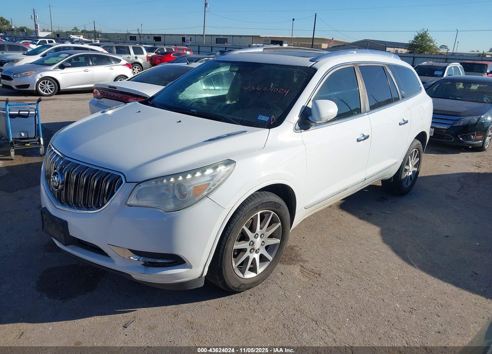 2016 BUICK ENCLAVE LEATHER VIN: 5GAKRBKD1GJ216195