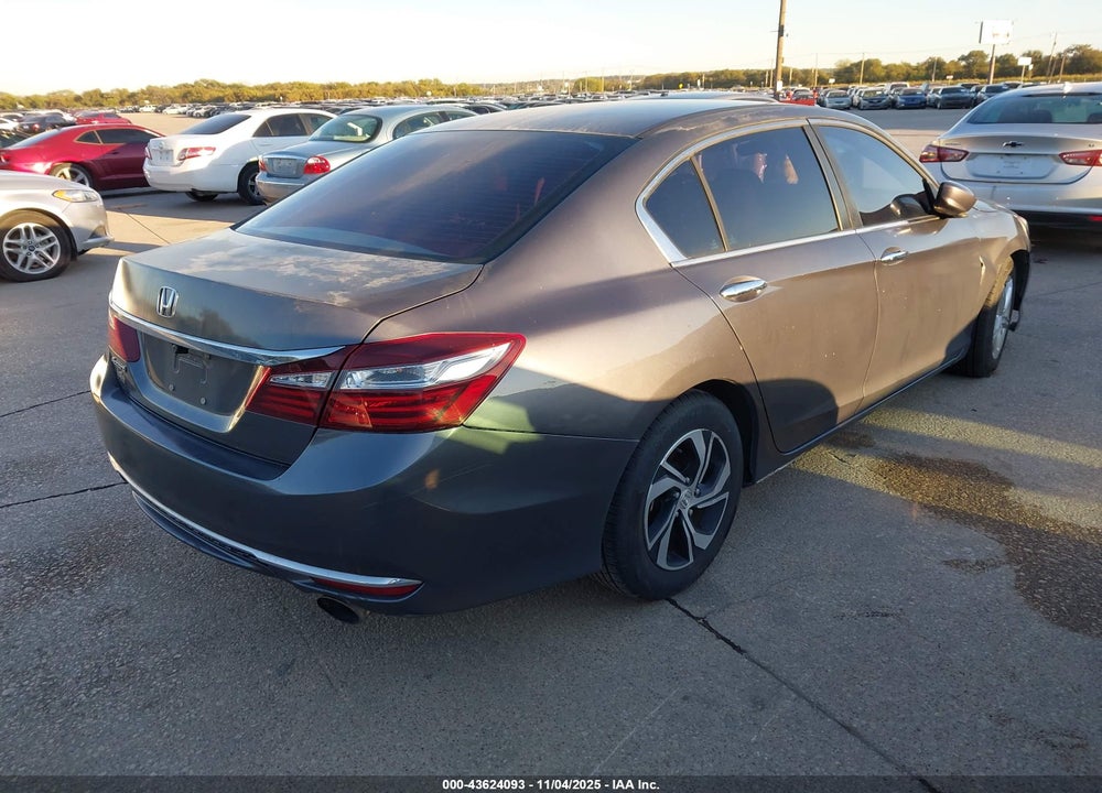 2016 HONDA ACCORD LX VIN: 1HGCR2F31GA138734