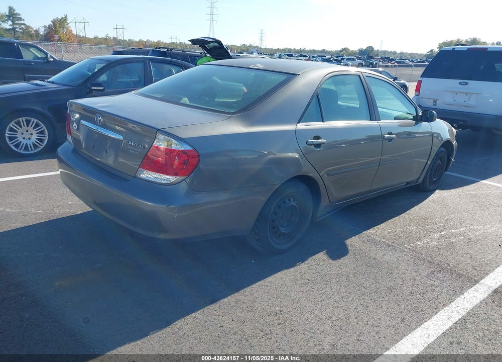 2005 TOYOTA CAMRY LE VIN: 4T1BE32K55U534116