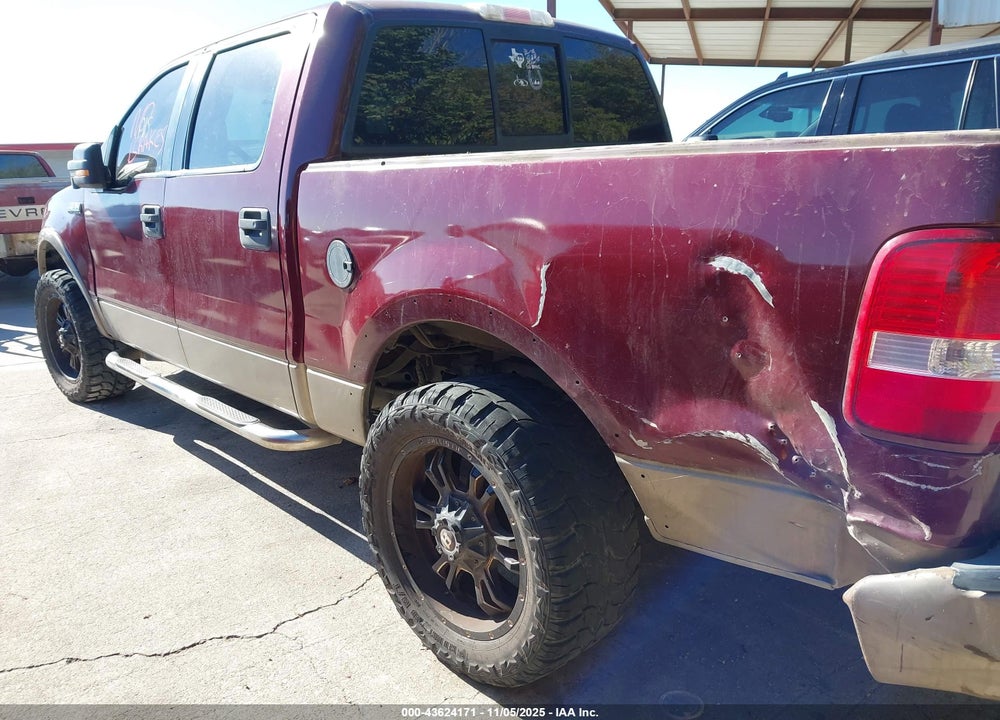 2005 FORD F-150 LARIAT/XLT VIN: 1FTPW12565FA27994
