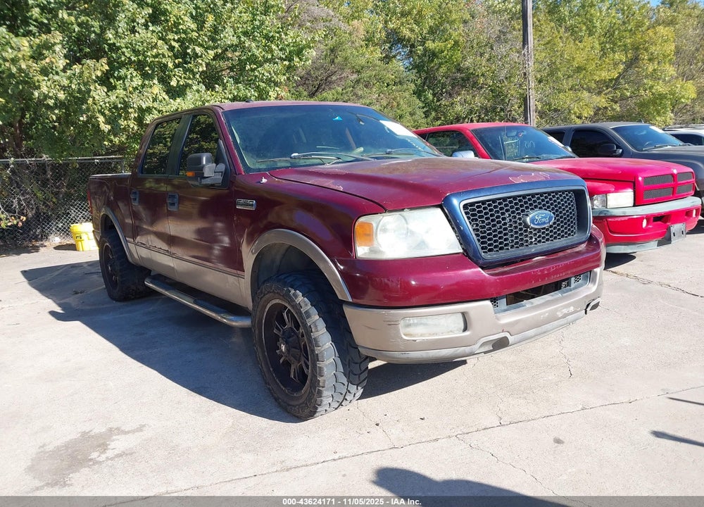 2005 FORD F-150 LARIAT/XLT VIN: 1FTPW12565FA27994