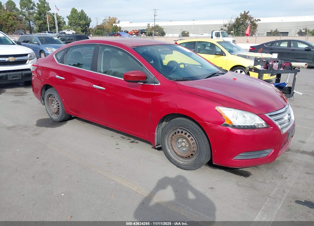 2013 NISSAN SENTRA SV VIN: 3N1AB7AP6DL744569