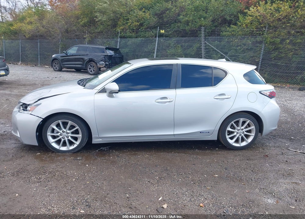 2012 LEXUS CT 200H PREMIUM VIN: JTHKD5BH6C2100656