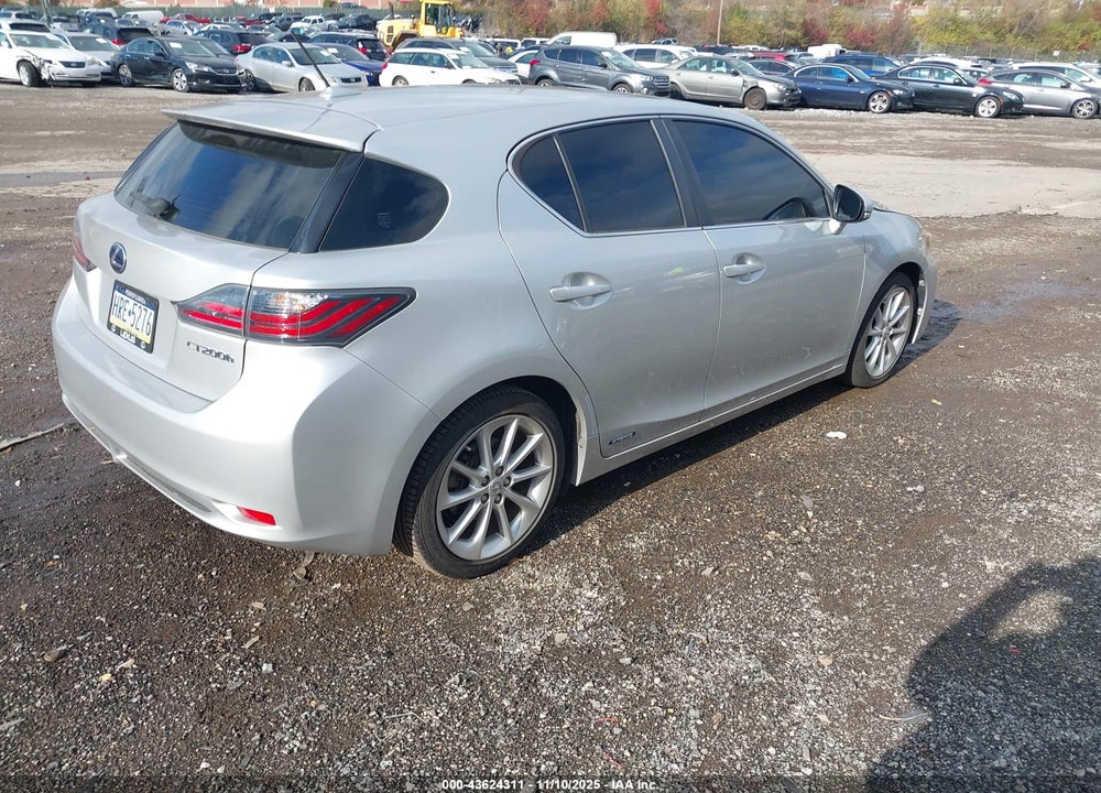 2012 LEXUS CT 200H PREMIUM VIN: JTHKD5BH6C2100656