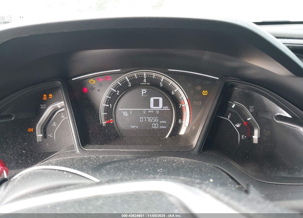 2017 HONDA CIVIC LX VIN: 19XFC2F59HE001988