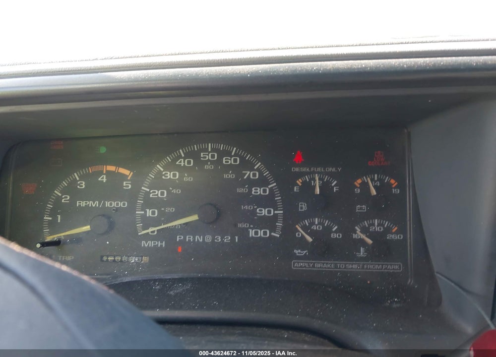 1996 CHEVROLET GMT-400 C3500 VIN: 1GCHC39F7TE143649