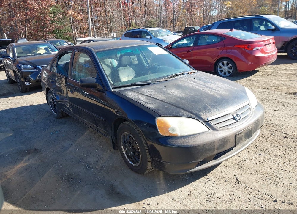 2002 HONDA CIVIC LX VIN: 1HGES16552L043311
