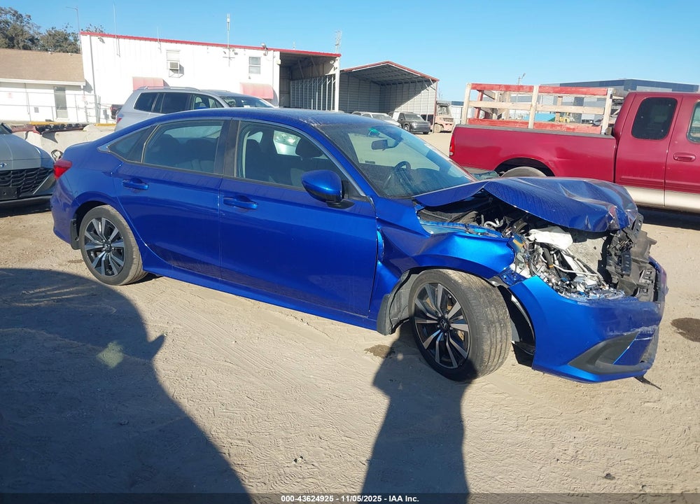 2022 HONDA CIVIC EX VIN: 2HGFE1F7XNH319464