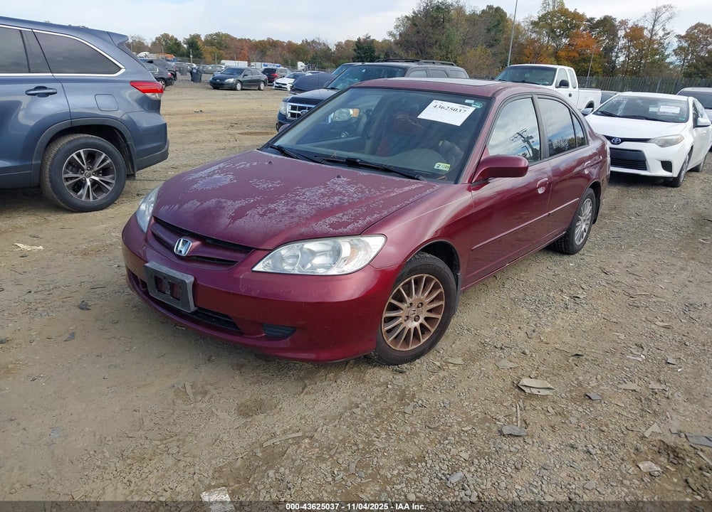 2004 HONDA CIVIC EX VIN: 2HGES26884H524458