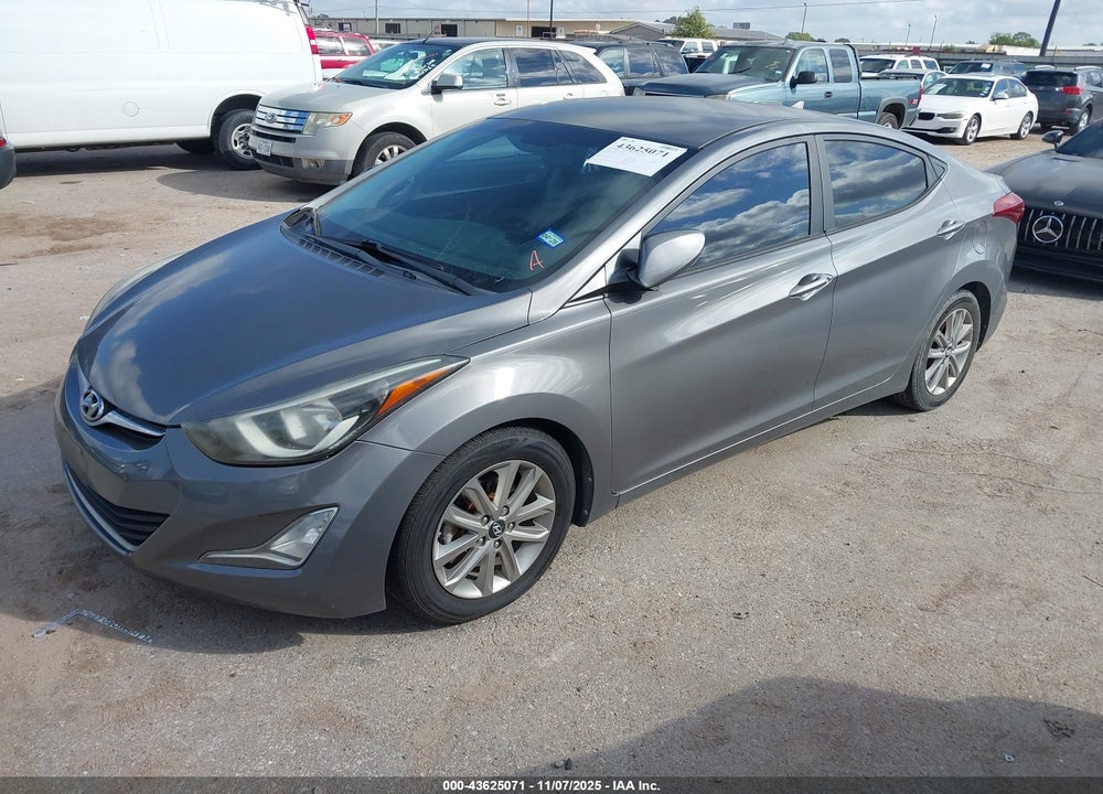 2014 HYUNDAI ELANTRA SE VIN: 5NPDH4AE4EH479500