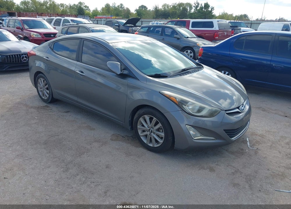 2014 HYUNDAI ELANTRA SE VIN: 5NPDH4AE4EH479500