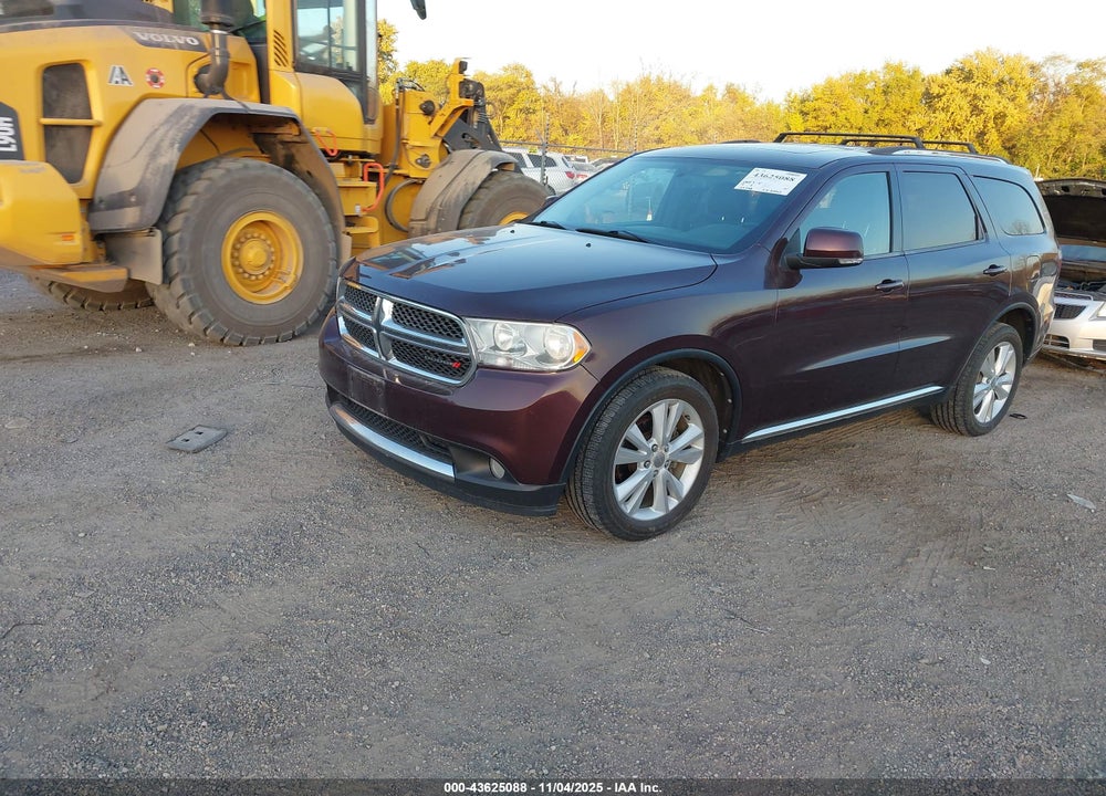 2012 DODGE DURANGO CREW VIN: 1C4RDJDG2CC330931
