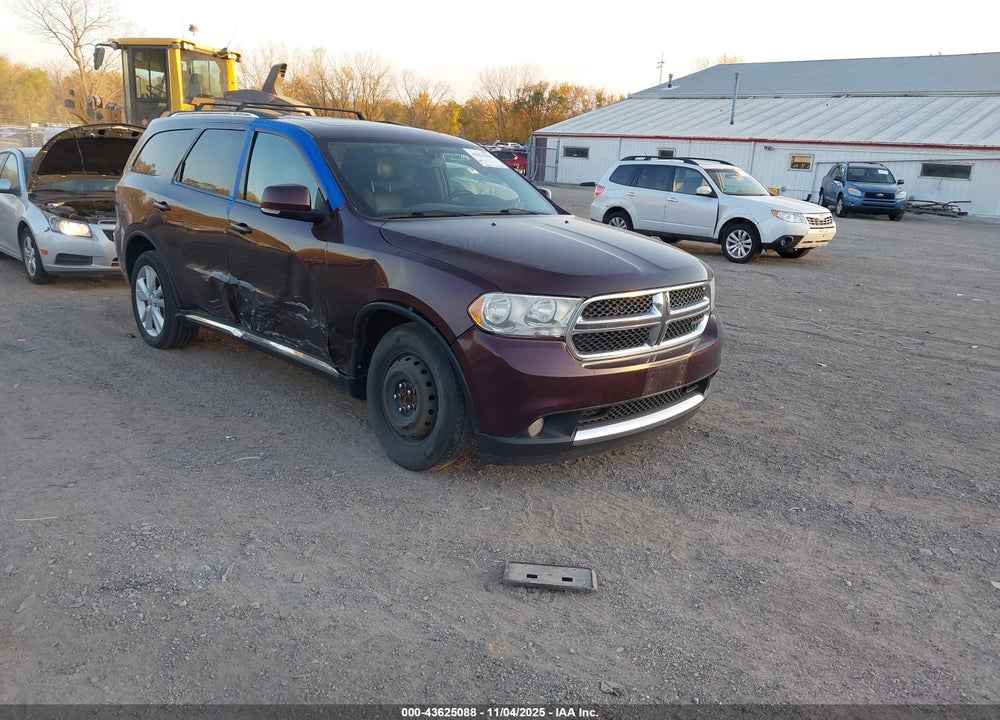 2012 DODGE DURANGO CREW VIN: 1C4RDJDG2CC330931