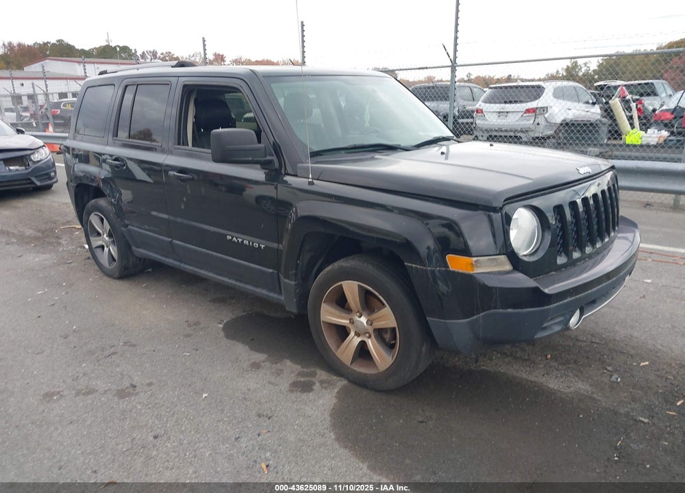 2016 JEEP PATRIOT HIGH ALTITUDE EDITION VIN: 1C4NJPFA8GD636907