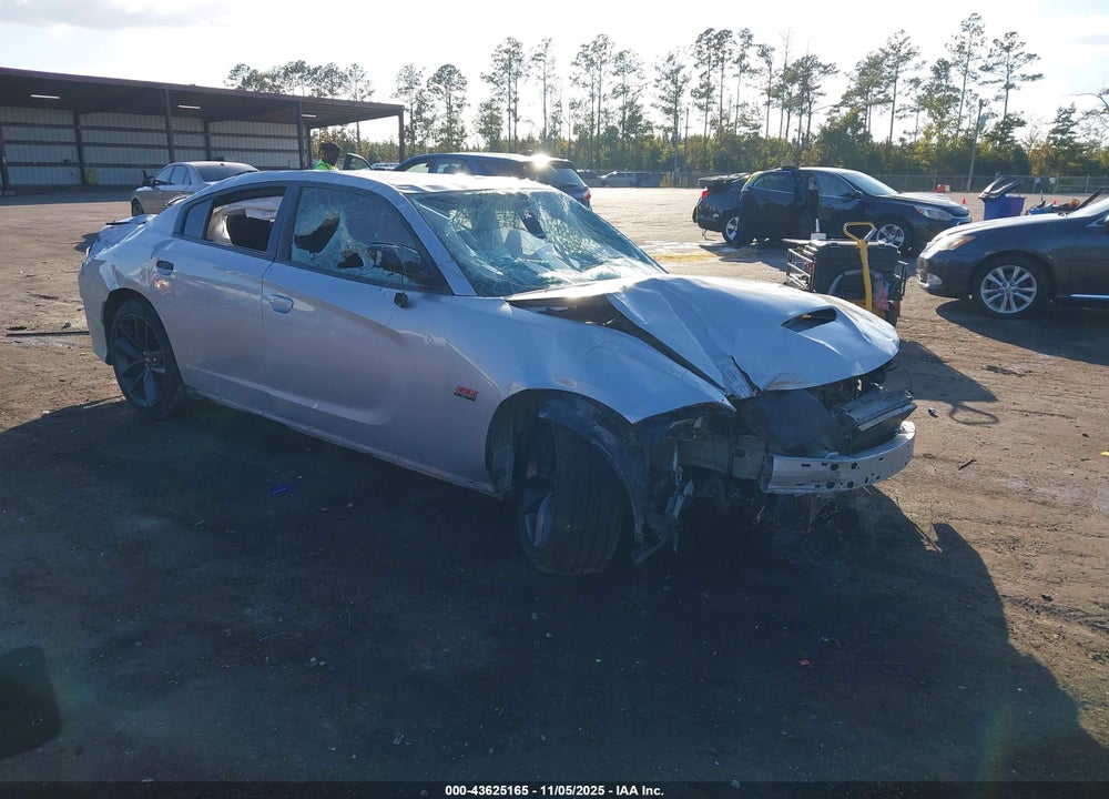 2019 DODGE CHARGER SCAT PACK RWD VIN: 2C3CDXGJ0KH688853